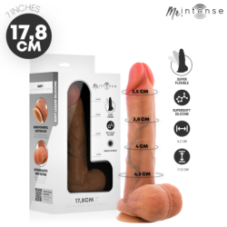 GARY S PÉNIS EN SILICONE ULTRA-RÉALISTE AVEC TESTICULES 17,8 CM -Ø- 4,2 CM