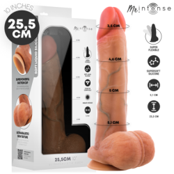 GARY XL PÉNIS EN SILICONE ULTRA-RÉALISTE AVEC TESTICULES 25,5 CM -Ø- 5,1 CM