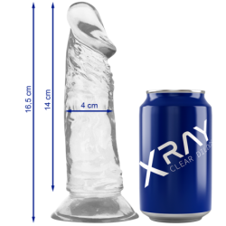GODE XRAY CLEAR COCK 16.5 CM X 4 CM