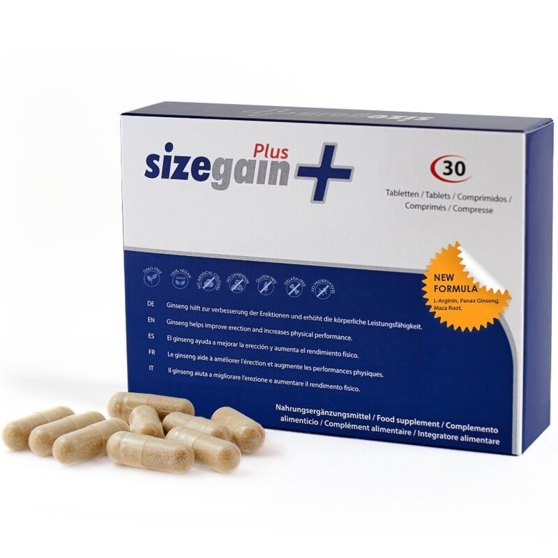 SizeGain Plus Pilules | Agrandir le Pénis - 500 Cosmetics
