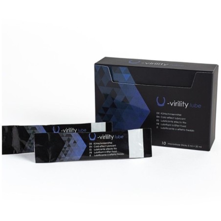 U-Virility Lube Effet Froid 10x5ml - 500 Cosmetics
