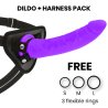 TOYS HARNAIS + DONG FLESH SILICONE 23 CM -O- 4.5 CM