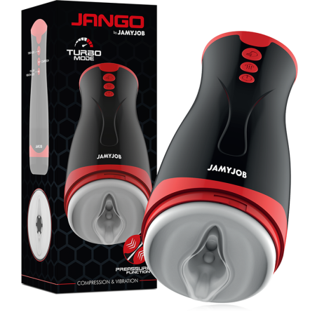 MASTURBATEUR COMPRESSION ET VIBRATION JANGO