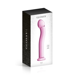 Glossy Toys n° 27, gode point G en verre 19,5cm