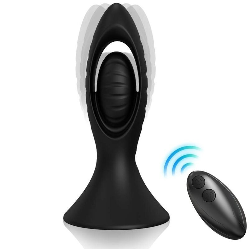 VIBRATEUR & PLUG ANAL SILICONE NOIR VIBRATEUR & PLUG ANAL SILICONE NOIR