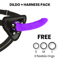 TOYS HARNAIS + DONG FLESH SILICONE 17 CM -O- 3 CM