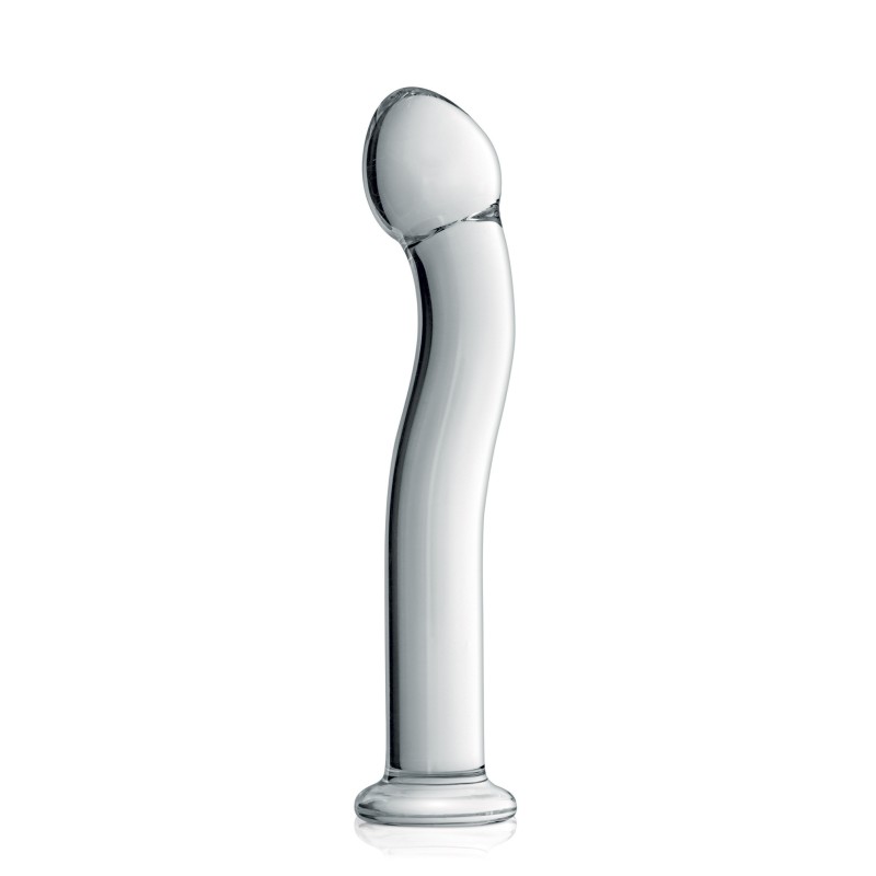 Glossy Toys n° 27, gode point G en verre 19,5cm