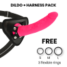 TOYS HARNAIS + DONG FLESH SILICONE 20 CM -O- 4 CM
