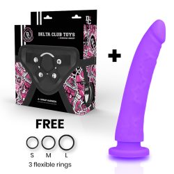 TOYS HARNAIS + DONG FLESH SILICONE 20 CM -O- 4 CM