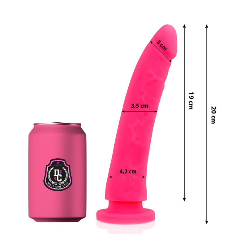 DELTA CLUB - TOYS GODE NATUREL MÉDICAL SILICONE 20 CM -O- 4 CM
