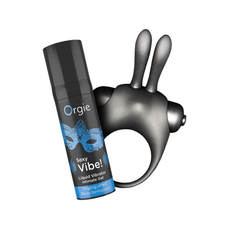 Kit plaisir vibrant Vibe! Bunny - Orgie Kit plaisir vibrant Vibe! Bunny - Orgie