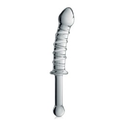 Glossy Toys n°16, gode en verre avec poignée 23cm