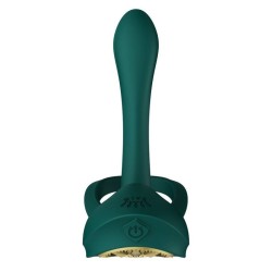 COCKRING ZALO - BAGUE VIBRANTE COUPLES BAYEK VERTE