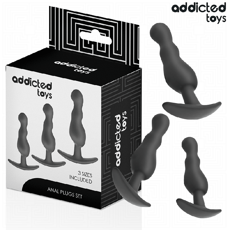 LOT DE 3 PLUG ANAL MODÈLE 1