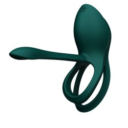 COCKRING ZALO - BAGUE VIBRANTE COUPLES BAYEK VERTE