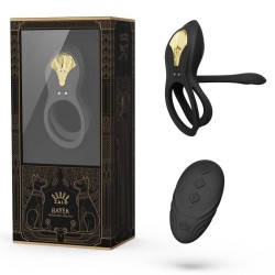 COCKRING ZALO - BAGUE VIBRANTE COUPLES BAYEK NOIR
