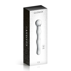 Glossy Toys n°10, gode en verre 17cm