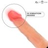 JEAN VIBRATEUR HAUT ET BAS EN SILICONE AVEC EFFET CHAUFFANT 24 CM -Ø- 3,8 CM