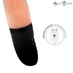 JEAN VIBRATEUR HAUT ET BAS EN SILICONE AVEC EFFET CHAUFFANT 24 CM -Ø- 3,8 CM