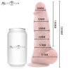 GODEMICHET EN SILICONE SPENCER MOYEN 23 CM -Ø- 5,7 CM