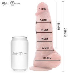 GODEMICHET EN SILICONE SPENCER GRAND PÉNIS 25,5 CM -Ø- 6,2 CM