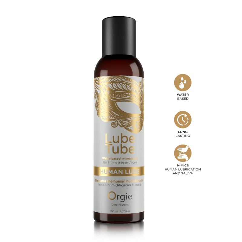 Gel intime naturel Lube Tube Human Lube 150ml Gel intime naturel Lube Tube Human Lube 150ml