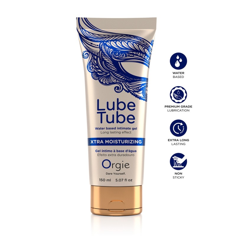 Lubrifiant eau Lube Tube Xtra Moisturizing Lubrifiant eau Lube Tube Xtra Moisturizing