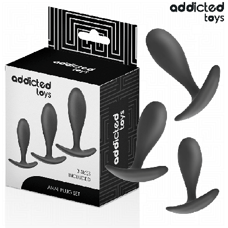 LOT DE 3 PLUG ANAL MODÈLE 2