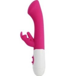 VIBRATEUR & STIMULATEUR LAPIN G SPOT 10 VITESSES ROSE