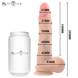 GARY M PÉNIS EN SILICONE ULTRA-RÉALISTE AVEC TESTICULES 20 CM -Ø- 4,2 CM