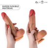 GARY M PÉNIS EN SILICONE ULTRA-RÉALISTE AVEC TESTICULES 20 CM -Ø- 4,2 CM