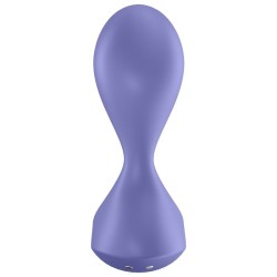SATISFYER - SWEET SEAL PLUG VIBRANT APP VIOLET