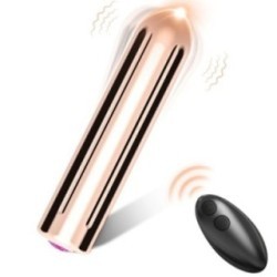 WARHEAD VIBRATOR BULLET TÉLÉCOMMANDE DORÉ 2 CM X 8.8 CM