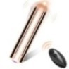 WARHEAD VIBRATOR BULLET TÉLÉCOMMANDE DORÉ 2 CM X 8.8 CM