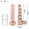 BRUCE XL GODEMICHET EN SILICONE AVEC TESTICULES 25,5 CM -Ø- 5,5 CM