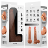 BRUCE XL GODEMICHET EN SILICONE AVEC TESTICULES 25,5 CM -Ø- 5,5 CM