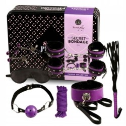 Coffret BDSM 8 pièces secret play  purple/Noir