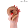 BRUCE S GODEMICHET EN SILICONE AVEC TESTICULES 17,8 CM -Ø- 4 CM
