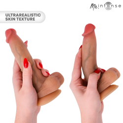 BRUCE S GODEMICHET EN SILICONE AVEC TESTICULES 17,8 CM -Ø- 4 CM