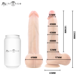 BRUCE L GODEMICHET EN SILICONE 23 CM -Ø- 5,2 CM
