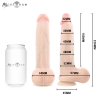 BRUCE L GODEMICHET EN SILICONE 23 CM -Ø- 5,2 CM