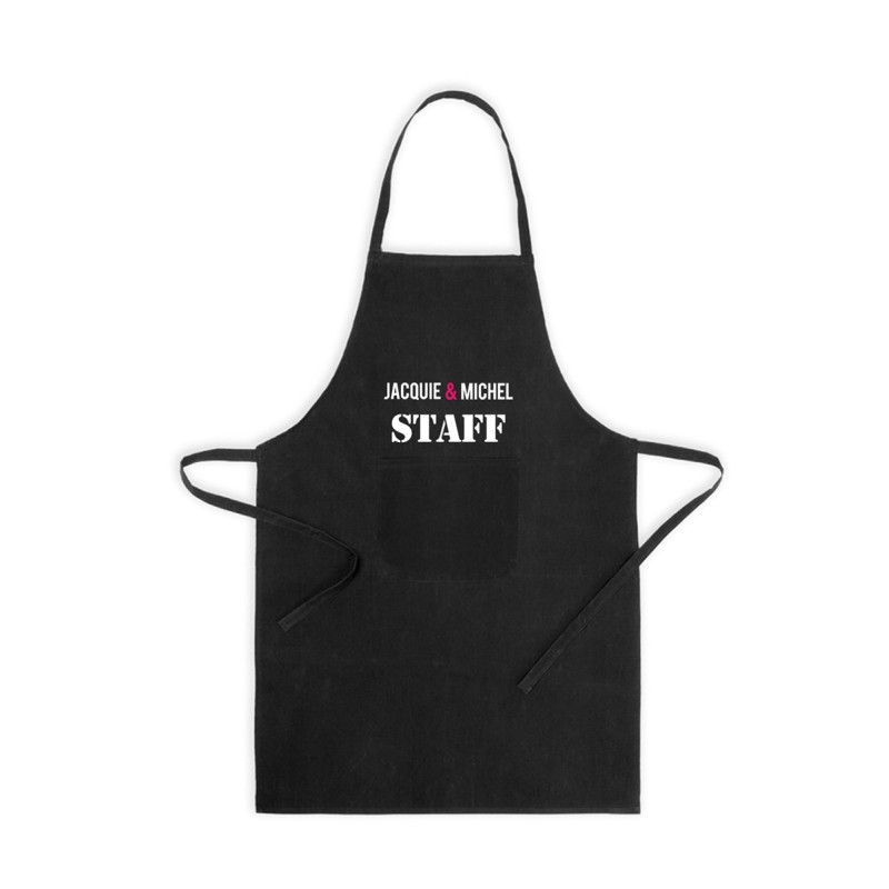 Tablier Staff - Jacquie et Michel Tablier Staff - Jacquie et Michel