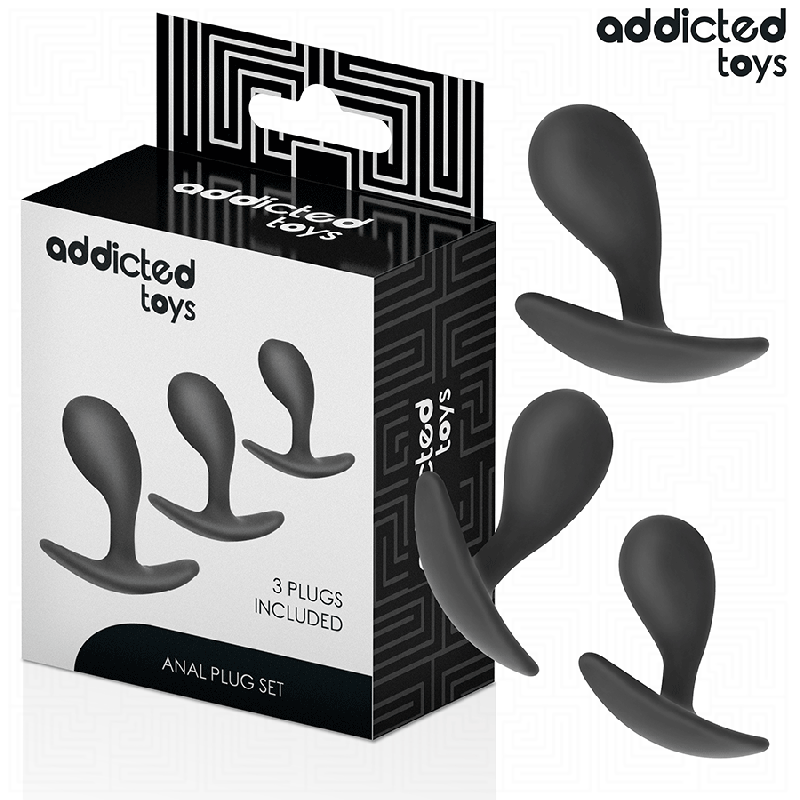 LOT DE 3 PLUG ANAL MODÈLE 3