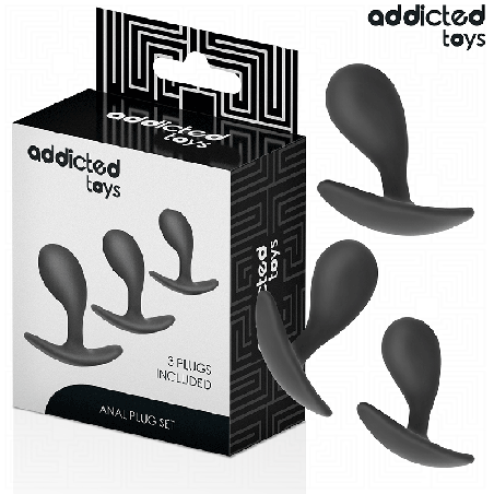 LOT DE 3 PLUG ANAL MODÈLE 3