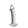 Glossy Toys n°3, gode réaliste en verre avec poignée de retrait 18 cm