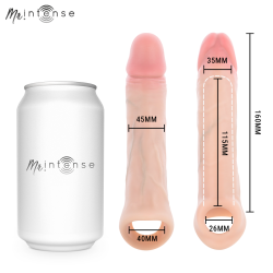 MR INTENSE - ARNOLD L VIBRATEUR MANCHON PÉNIS EN SILICONE AVEC TÉLÉCOMMANDE 16 CM -Ø- 4,5 CM