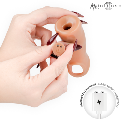 ARNOLD L VIBRATEUR MANCHON PÉNIS EN SILICONE AVEC TÉLÉCOMMANDE 16 CM -Ø- 4,5 CM