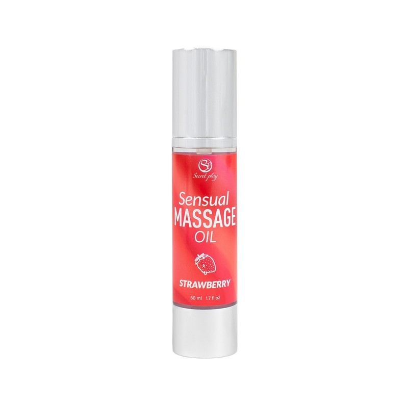 Huile de massage Fraise - Secret Play Huile de massage Fraise - Secret Play