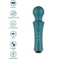 VIBROMASSEUR WAND PERSONNELLE VERTE