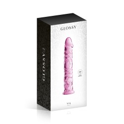 Glossy Toys n°4, gode réaliste en verre 16,5 cm